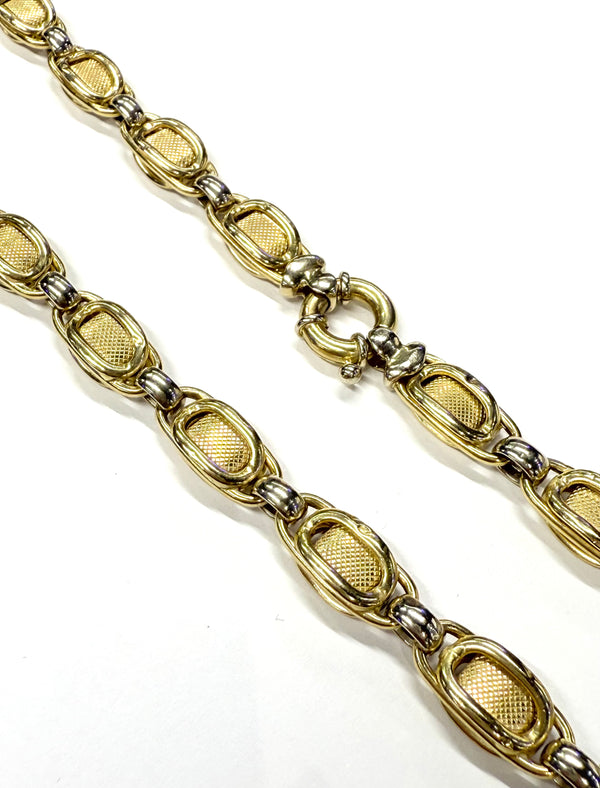 Collier Ras du Cou en 2 Ors 18K