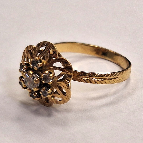 Bague Chou en Or Jaune 18K Taille-52