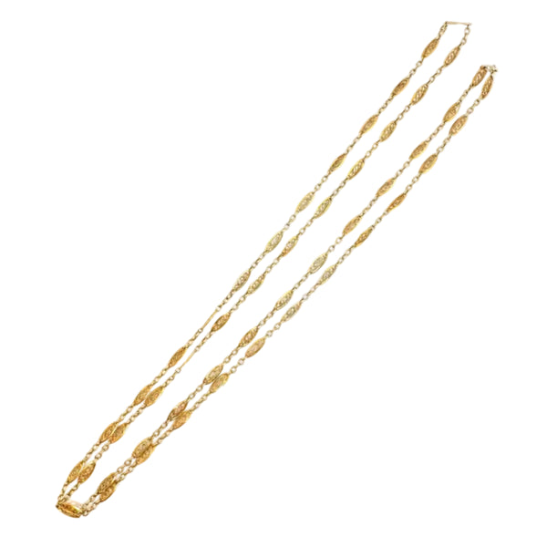 Collier Sautoir Or Jaune 18K