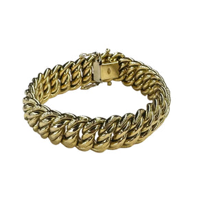 Bracelet Gourmette en Or Jaune 18K - 31.16G