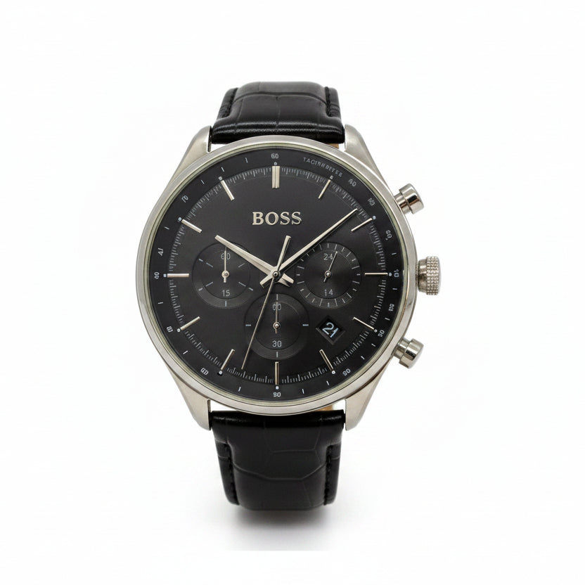 Hugo Boss Montre Homme Classique Quartz Cuir Très Bon Etat
