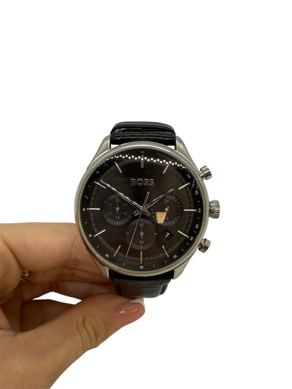 Hugo Boss Montre Homme Classique Quartz Cuir Très Bon Etat