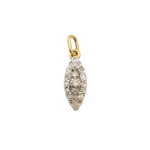 Pendentif Marquise en Or Jaune 18K - 1.74 G