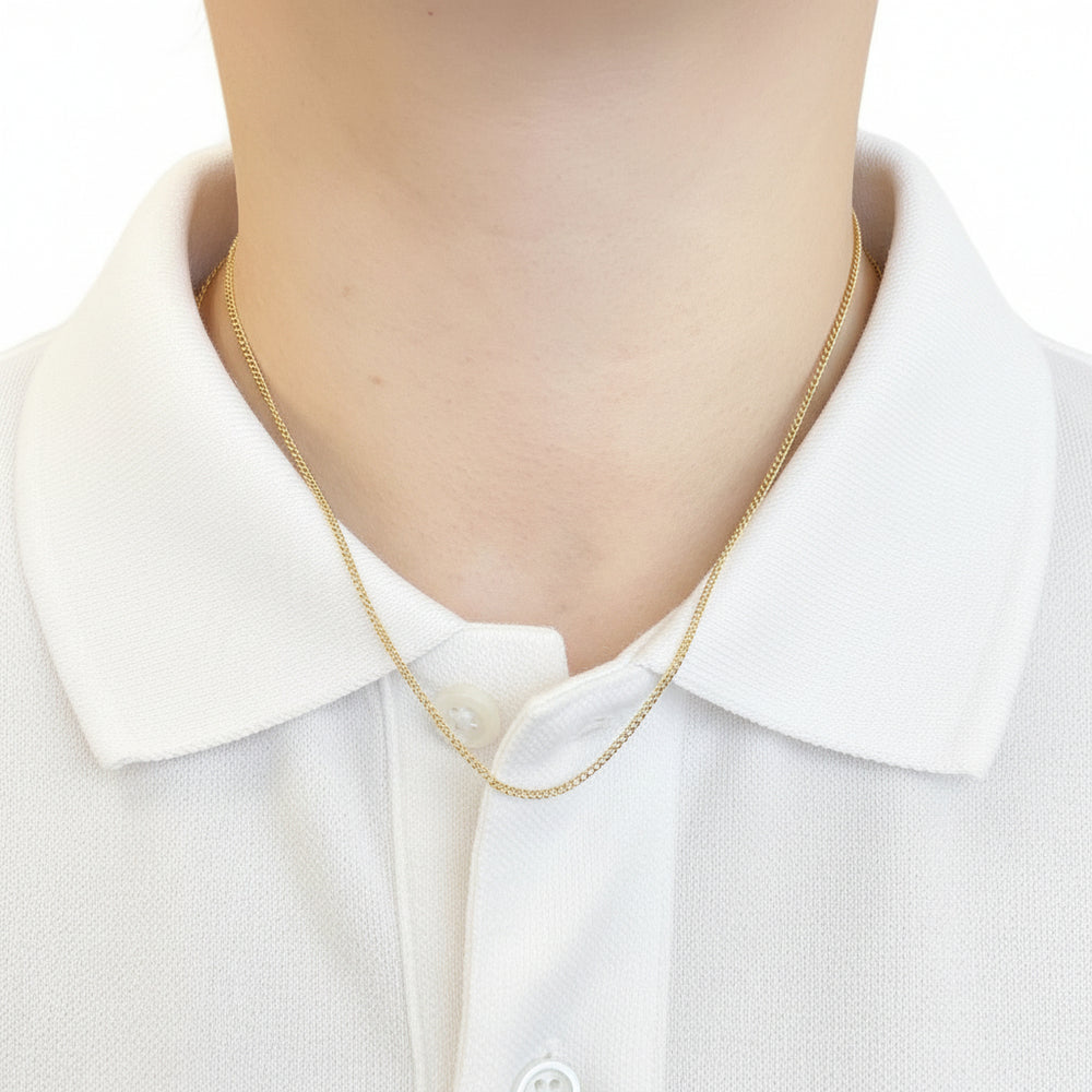 Collier Ras du Cou en Or Jaune 18K - 3.47g