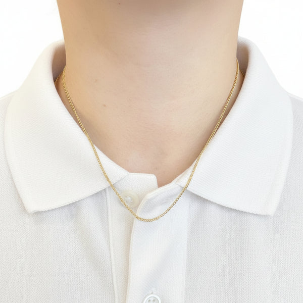 Collier Ras du Cou en Or Jaune 18K - 3.47g