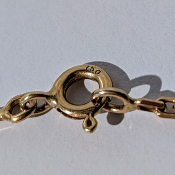 Collier Princesse Or Jaune 18K Lg 50cm maille Froçat