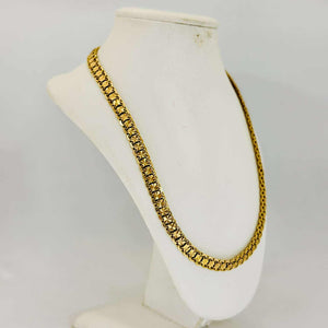 Collier Princesse Or Jaune 24.58 18 carats Taille 39