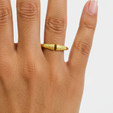 Bague Jonc en Or Jaune 18k - 3.51 G