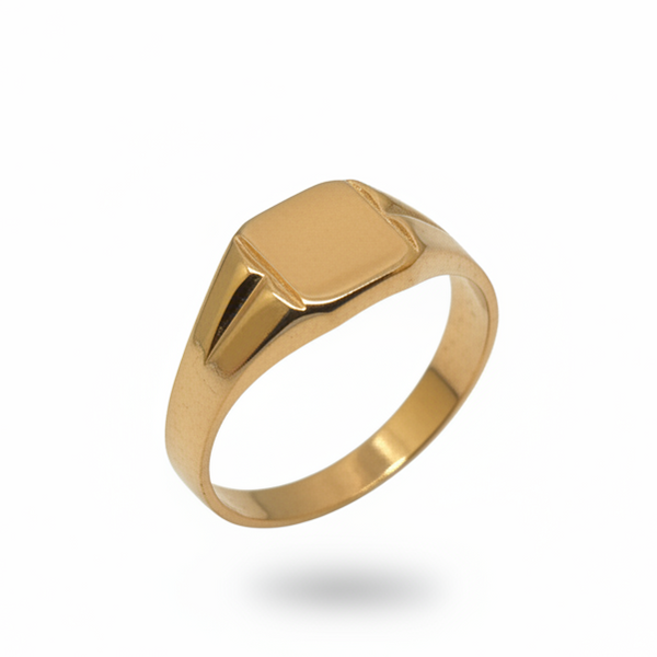 Chevalière en Or Jaune 18 carats