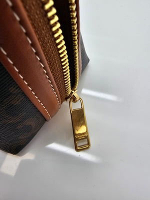 Pochette Celine Toile Triomphe et Agneau