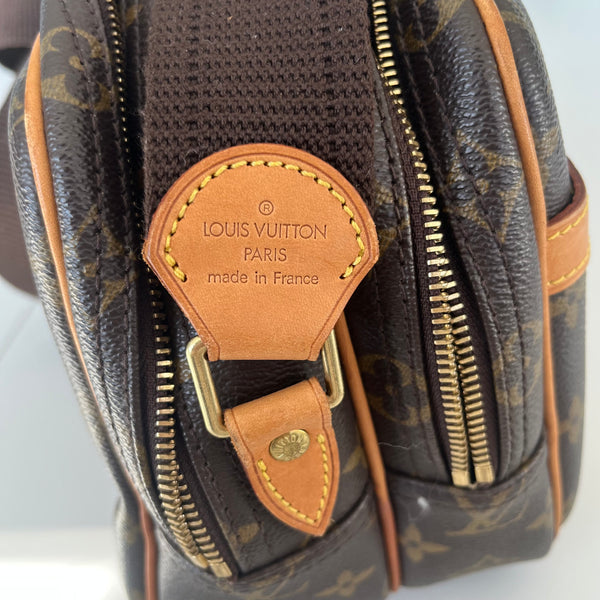 Sac à bandoulière Louis Vuitton  en toile Monogram marron,