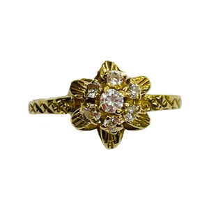 Bague Chou en Or Jaune 18K 6 - Taille 56 - 2.68G