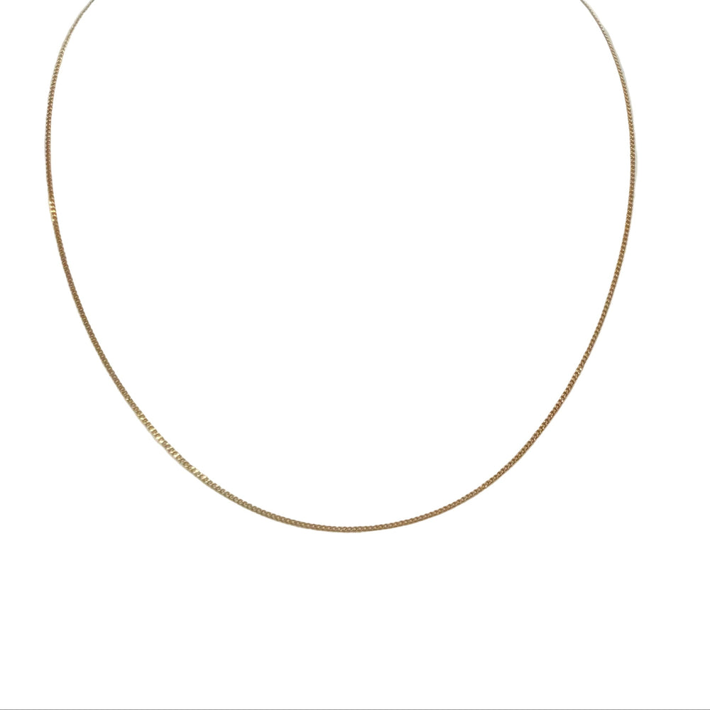Collier Chaîne en Or Jaune 18k Maille Forçat