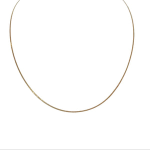 Collier Chaîne en Or Jaune 18k Maille Forçat