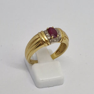 Bague en OR jaune 18K Taille-60