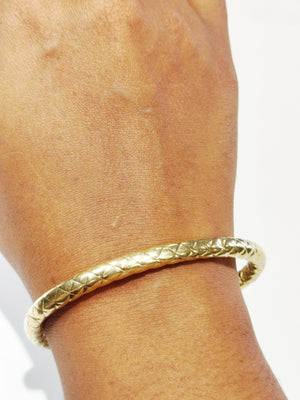 Bracelet Jonc en Or Jaune 18K 12.66 Grs