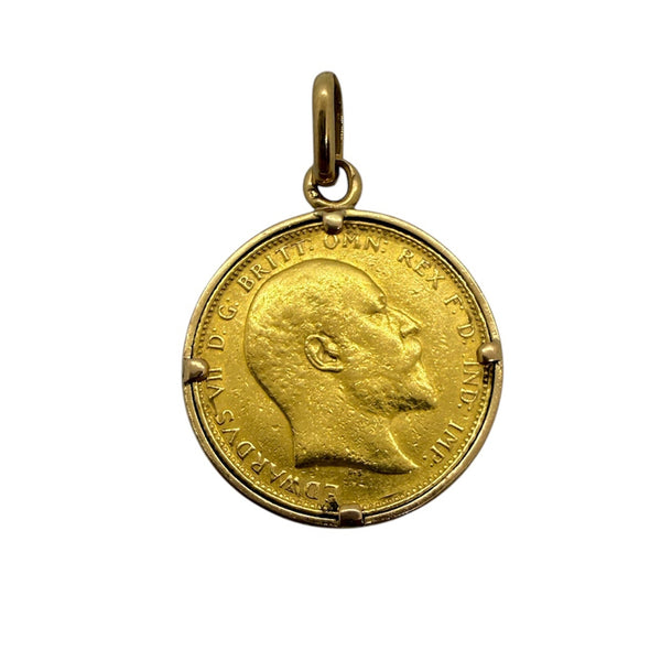 Pendentif Porte Pièce en Or Jaune 18K - 9.75gr