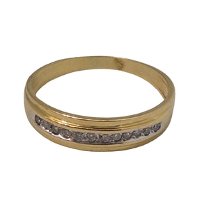 Bague alliance en Or Jaune 18K 2.15 Grs - Taille 53