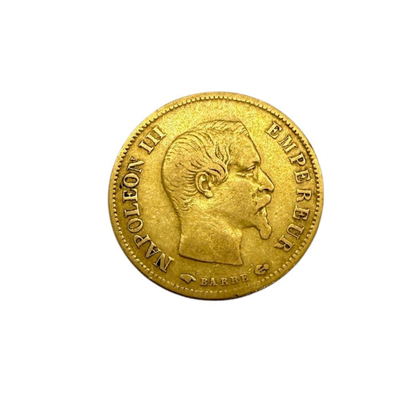 Pièce 10 Francs en Or jaune 20 K de Napoléon III