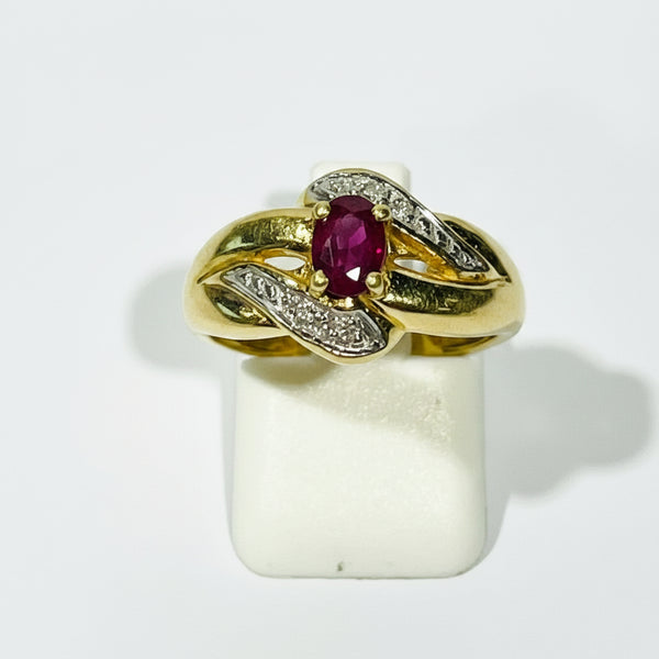 Bague en Or 18 K - Taille 54 - 5.04 G
