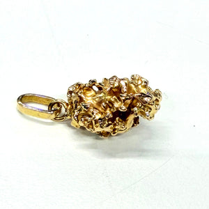 Pendentif Pépite en Or Jaune 18K - 5.09G