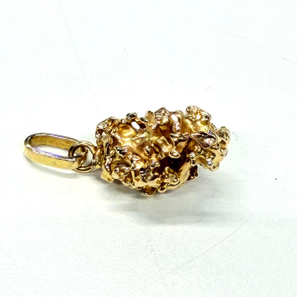 Pendentif Pépite en Or Jaune 18K - 5.09G