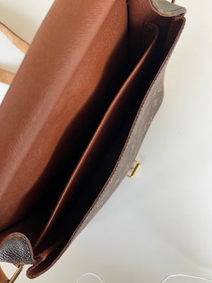 Sac Louis Vuitton Cartouchière en Toile Monogramme Vintage