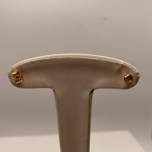 Boucles d'oreilles en Or jaune 18K diamant et saphirs - 1.45G