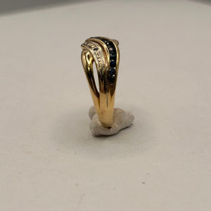 Bague en or jaune 18K Taille-55