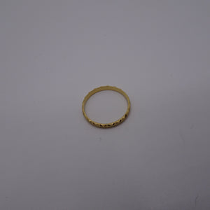 Bague Alliance Or Jaune 18K - Taille 51