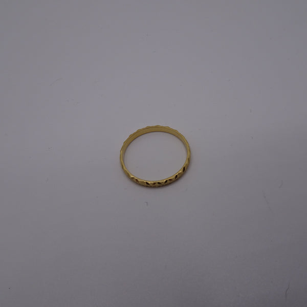 Bague Alliance Or Jaune 18K - Taille 51