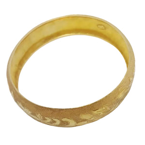 Bracelet Manchette Or Jaune 18K - 20.80Grs