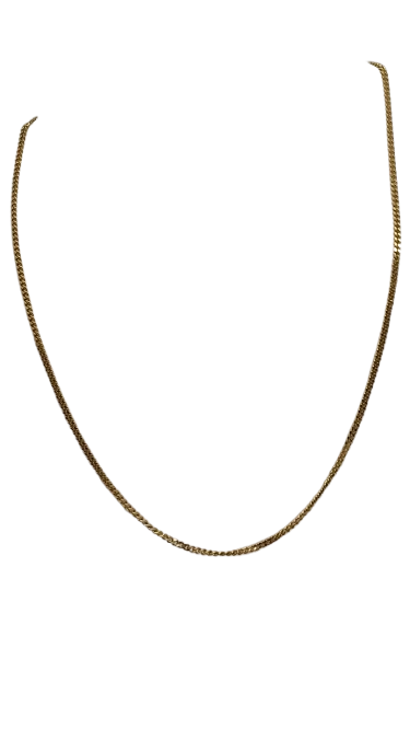 Collier Princesse en Or Jaune 18 carats, Maille Gourmette - 8.16 Grs