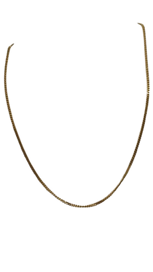 Collier Princesse en Or Jaune 18 carats, Maille Gourmette - 8.16 Grs