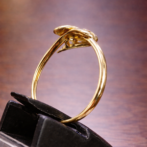 Bagues en Or jaune 18K - Taille 52 - 1.12G