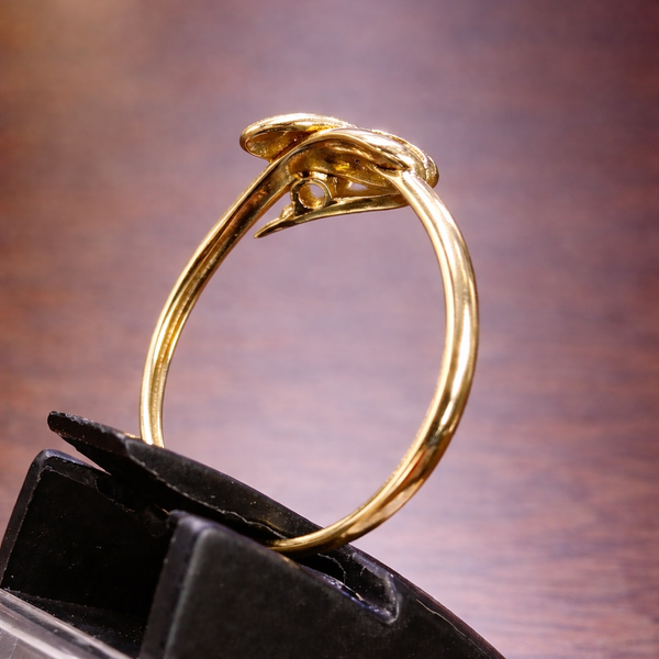 Bagues en Or jaune 18K - Taille 52 - 1.12G