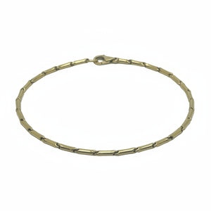 Bracelet maille fantaisie en or jaune 18 K
