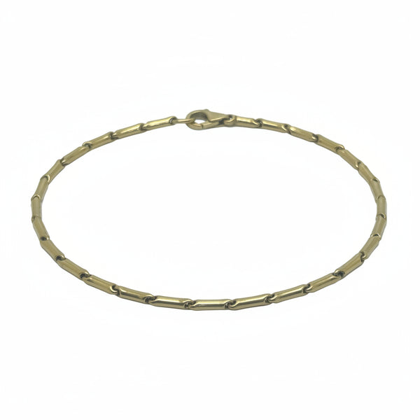 Bracelet maille fantaisie en or jaune 18 K