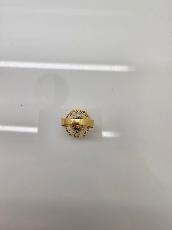 Bague  en Or Jaune 18K - Taille 54 - 2.28 Grs