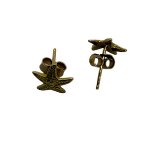 Boucles d'oreilles étoile en Or jaune 18K - 0.97g