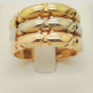 Bague en Or jaune, Or Rose, Or Blanc 18 carats