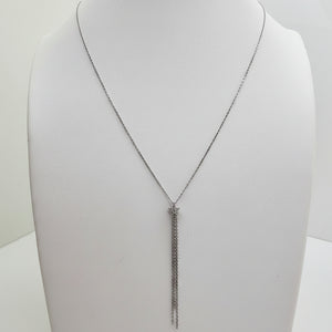 Collier Éclat Céleste en Or Blanc 18 K - 2.03 G