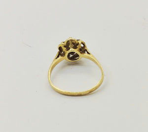 Bague en Or Jaune 18 K - Taille 51 - 2.69 G