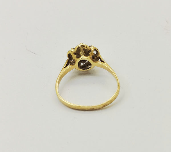 Bague en Or Jaune 18 K - Taille 51 - 2.69 G