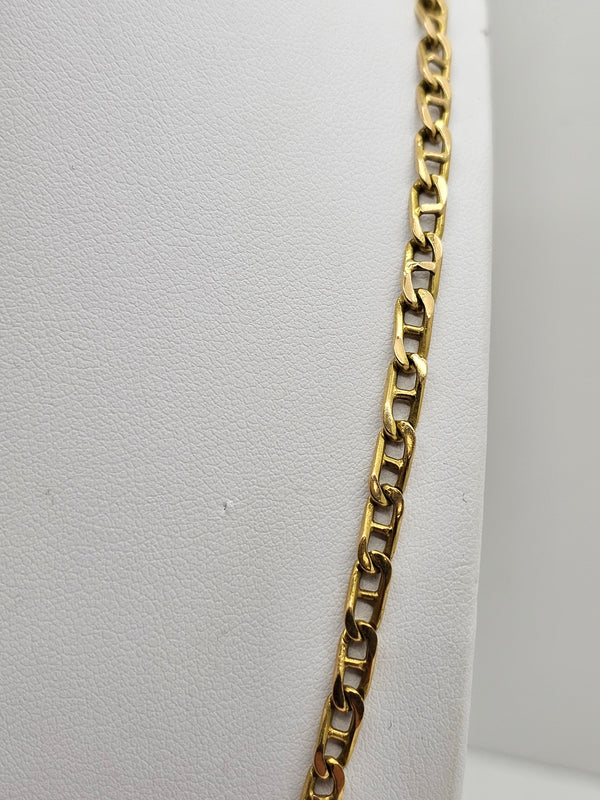 Collier Marine Or Jaune 18 K - 19.50 G