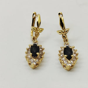 Boucles d'oreilles en or jaune 18K 6.03 Grs