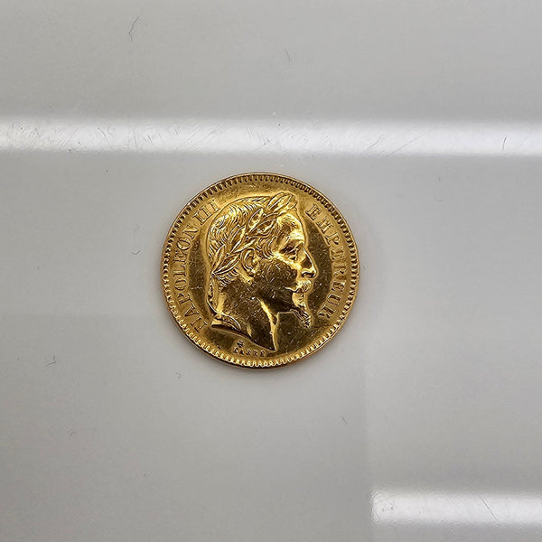 Napoléon III 20 Francs en Or jaune 22K- 6.43G