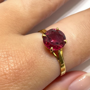 Bague en Or Jaune 18K - Taille 57 - 1.83 G