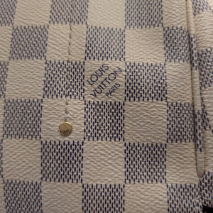 Sac à Main Louis Vuitton en Toile et Cuir Damier Beige