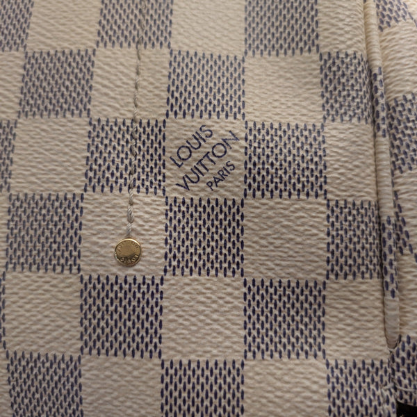 Sac à Main Louis Vuitton en Toile et Cuir Damier Beige